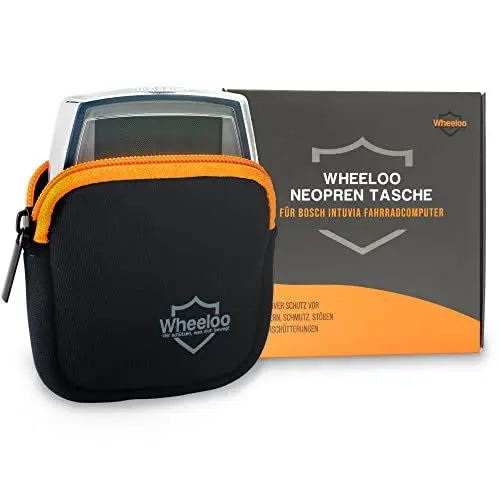 Produktbild: Wheeloo Schutz Tasche für Bosch Intuvia I Displayschutz für E-Bike Display I wasserdicht und stoßfest I Ebike Zubehör Schutztasche wasserdicht I Hülle