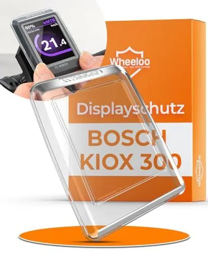 Produktbild: Wheeloo Bosch Kiox 300 Schutzhülle I Displayschutz für Ebike I transparent & wasserabweisend I E Bike Display Schutz Zubehör