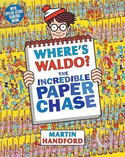 Produktbild: Where's Waldo? The Incredible Paper Chase: (A Hidden Object Activity Book Including a Maze, Spot-The-Difference Challenge, and Search & Find Puzzles - A Perfect Gift & Travel Companion for All Ages)