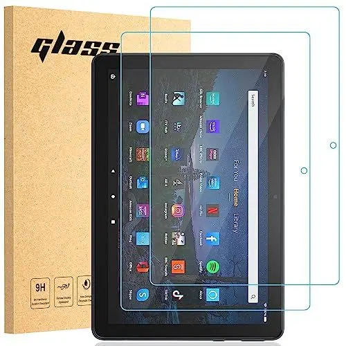 Produktbild: Whioltl 2 Stück Schutzfolie für Amazon Fire HD 10/Fire HD 10 Plus 10.1 Zoll (11th Gen, 2021), 9H Gehärtetes Glas für Amaon Fire HD 10 Kids/Fire HD 10 Kids Pro Bildschirm, Kratzfest, HD-Klar