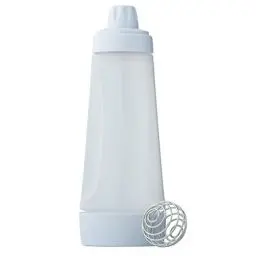 Produktbild: Whiskware Teig Mixer für Pfannkuchen, Pancakes, Waffeln, Crêpes uvm mit BlenderBall Schneebesen, BPA frei, Fassungsvermögen 1065 ml, C01397, Weiß, 10.1 x 10.1 x 27.7 cm