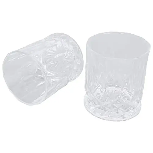 Produktbild: Whiskyglas, Stabile Basis, DIY, Leicht zu Lösendes Whiskyglas und Eisform, Hygienisch für Cocktails (Eisblumenprägung)