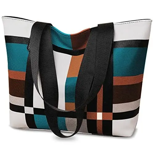 Produktbild: White Ze Umhängetasche für Damen, Handtaschen für Damen, große Taschen aus PU-Leder, Einkaufstasche, weiche Taschen für Damen, einfaches Einkaufen, Reisen, täglichen Gebrauch