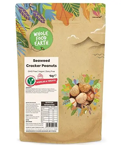 Produktbild: Wholefood Earth Seaweed Cracker Peanuts 1 kg | GMO Free | Dairy Free