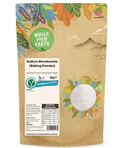 Produktbild: Wholefood Earth - Natriumhydrogencarbonat Backpulver 3 kg