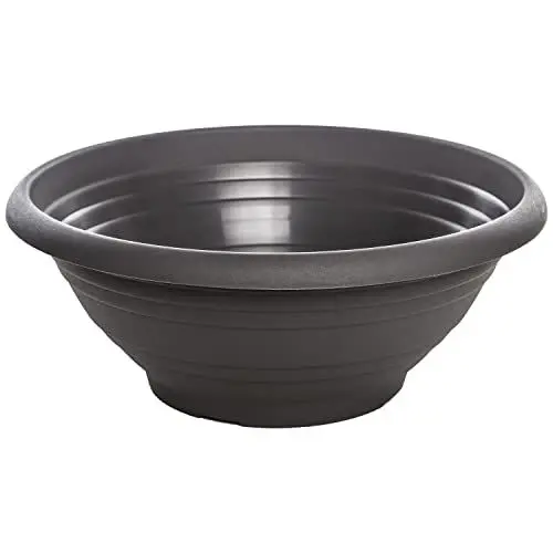 Produktbild: Wibo Kunststofftechnik GmbH Blumenschale Cortina - ø 40 cm - anthrazit