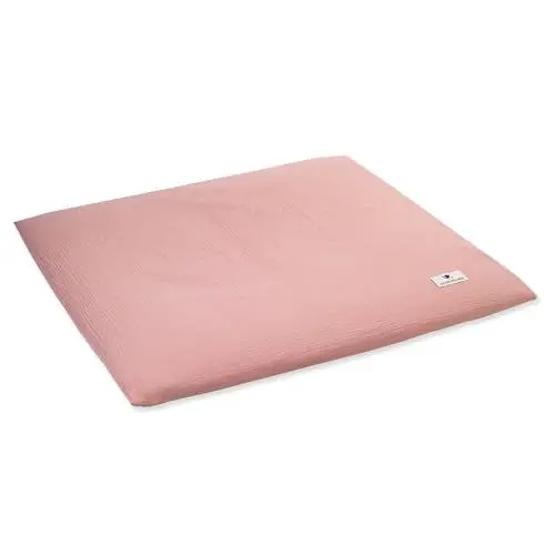 Produktbild: Wickeauflagenüberzug aus Musselin, Dusty rose, Made in Germany, OEKO-TEX Standard 100, Größe: 85/75 cm