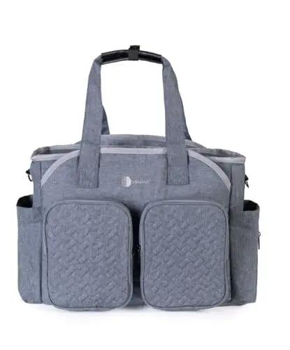 Produktbild: wickeltasche kinderwagen neugeborene groß mommy bagverstellbar schultergurt mama handtasche schnullertasche reisewindeltasche oxford stoff grau