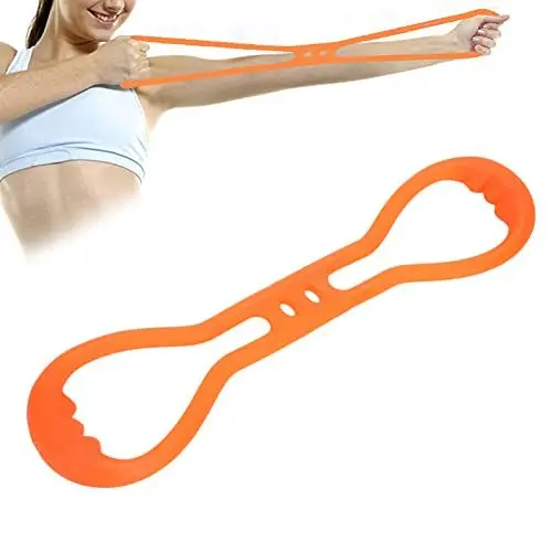 Produktbild: Widerstandsband, Körperübungs-Widerstandsband Haushaltsfitness Elastic Stretch Training Band Gürtel Zum Dehnen von Mobilitätstrainings Aufwärmen Erholung Powerlifting(Orange)