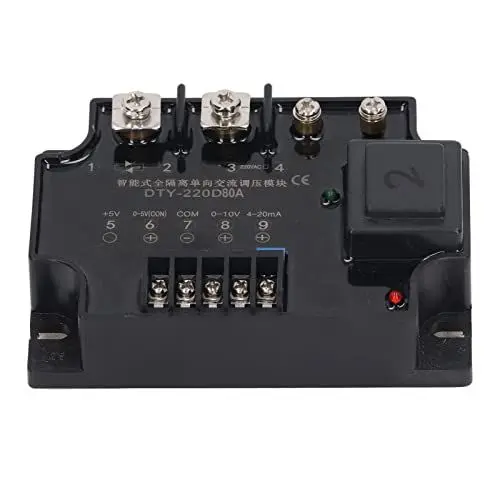 Produktbild: Widerstandsspannungsregler, Professionelles Wechselspannungs-Steuermodul, Lange Lebensdauer, Einphasig, AC220 V, Vollständig Isoliert, Kleine Größe für Induktorspule (80A)
