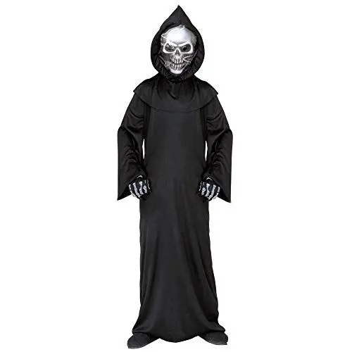 Produktbild: W WIDMANN MILANO Party Fashion - Kinderkostüm Sensenmann, Dämon, Totengräber, Grim Reaper, Faschingskostüme, Halloween