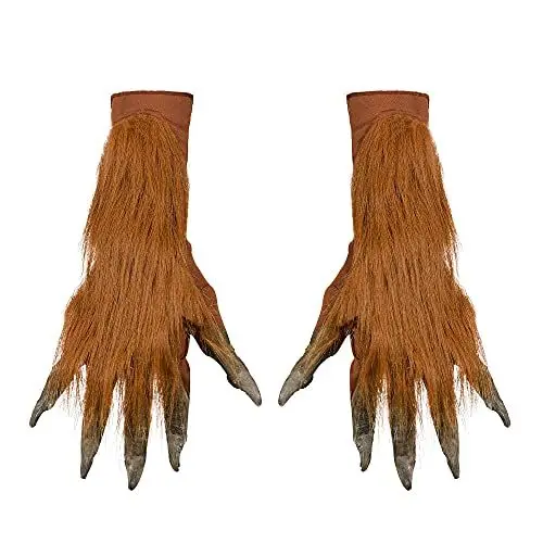 Produktbild: W WIDMANN MILANO Party Fashion 00220 - Werwolf Hände mit Fell, Kostümzubehör, Accessoire, Halloween, Karneval, Mottoparty