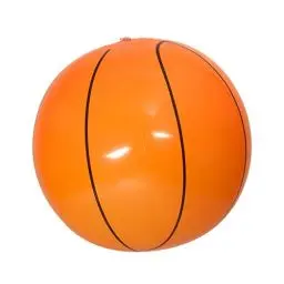 Produktbild: W WIDMANN MILANO Party Fashion 01452 - Aufblasbarer Basketball, 25 cm, Sportler, Karneval, Mottoparty