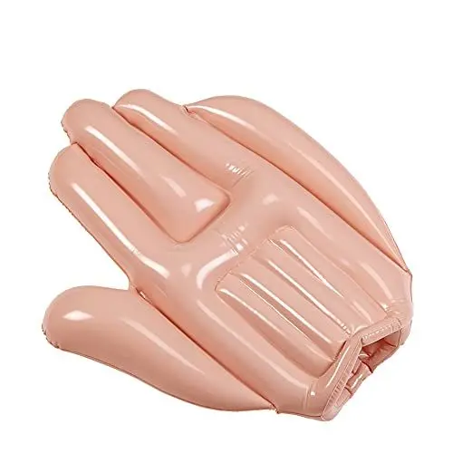 Produktbild: W WIDMANN MILANO Party Fashion 04828 - Aufblasbare Hand, 50 cm, Fanhand, Stadion, Karneval, Mottoparty
