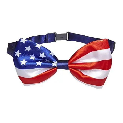 Produktbild: W WIDMANN MILANO Party Fashion 05734 - Fliege Amerika, Bowtie, USA, Kostüm, Accessoire, Karneval, Mottoparty