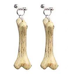 Produktbild: W WIDMANN MILANO Party Fashion 1650B - Ohrringe Knochen, Schmuck, Steinzeitmensch, Urzeit, Neandertaler, Karneval, Mottoparty