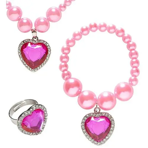 Produktbild: W WIDMANN MILANO Party Fashion - Schmuckset, Kette, Ohrringe, Ring, Accessoires für Prinzessinnen Kostüme