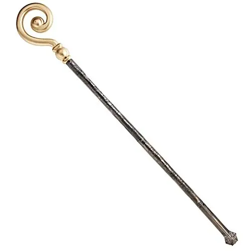 Produktbild: W WIDMANN MILANO Party Fashion 66832 - Hirtenstab, Bischofsstab, ca. 147 cm, Nikolaus, Accessoire, Zubehör, Verkleidung, Kostüm, Karneval, Halloween, Mottoparty