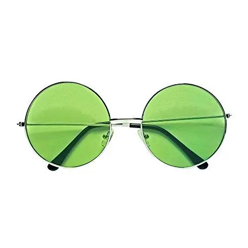 Produktbild: W WIDMANN MILANO Party Fashion - Brille 70er Jahre, mit farbigen Gläsern, Hippiebrille, Schlagerstar, Fasching