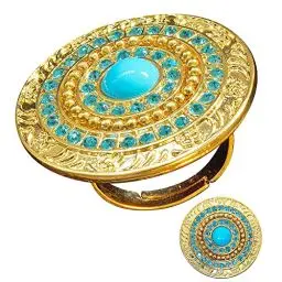 Produktbild: W WIDMANN MILANO Party Fashion 7521H - Ring Cleopatra, Schmuck, Antik, Ägypterin, Karneval, Mottoparty