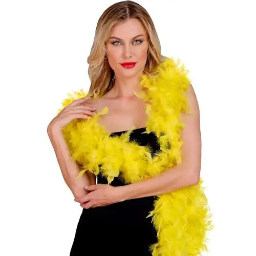 Produktbild: W WIDMANN MILANO Party Fashion - Federboa, Länge circa 180 cm, Feder-Schal, Accessoire, Kostüm, Karneval, Halloween