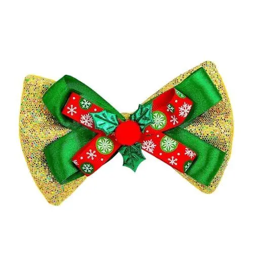 Produktbild: W WIDMANN MILANO Party Fashion - Fliege für Weihnachten, Glitter, Bowtie, Accessoire, Mottoparty