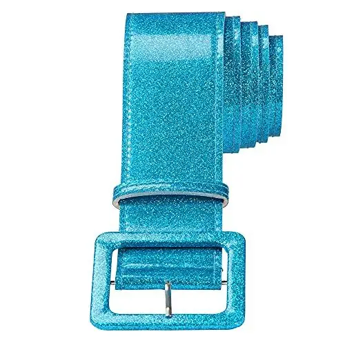 Produktbild: W WIDMANN MILANO Party Fashion - Glitter Gürtel, circa 120 cm, Accessoire für 70er Jahre Disco Kostüme