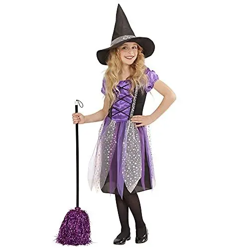 Produktbild: W WIDMANN MILANO Party Fashion - Kinderkostüm Hexe, Kleid und Hexenhut, Magierin