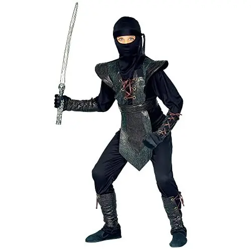 Produktbild: W WIDMANN MILANO Party Fashion - Kinderkostüm Ninja, Samurai, Kung Fu Krieger, japanischer Kämpfer, Faschingskostüme