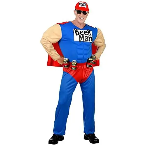 Produktbild: W WIDMANN MILANO Party Fashion - Kostüm Super Biermann, Comic Superheld, Beerman, Faschingskostüme