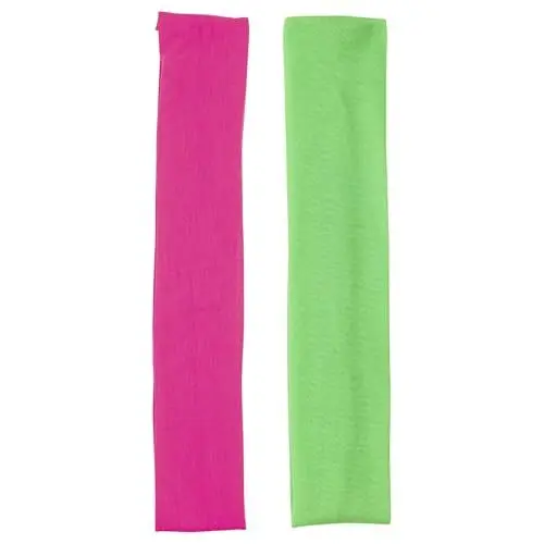 Produktbild: W WIDMANN MILANO Party Fashion - Neon Stirnband, 2er Set, Schweißband, 80er Jahre, Trainingsanzug, Aerobic Outfit, Faschingskostüme