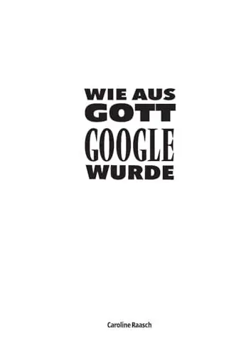 Produktbild: Wie aus Gott Google wurde