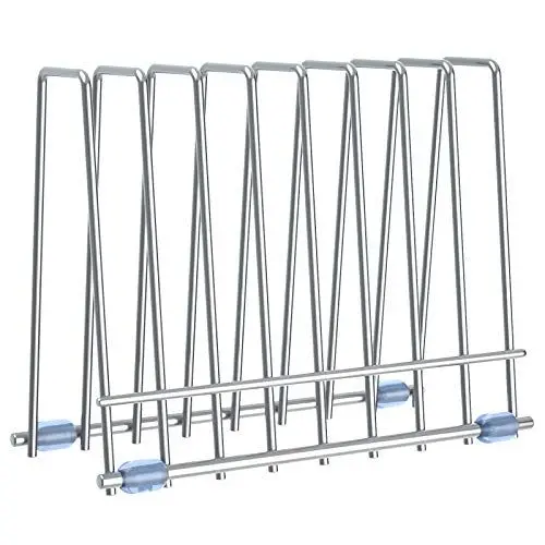 Produktbild: Wiederverwendbare Aufbewahrungstaschen Rack, Trockengestell für Aufbewahrungstaschen, Rostfreier Ständer für wiederverwendbare Aufbewahrungstaschen, Datei-Organizer Desktop-Aufbewahrung Bücherregal