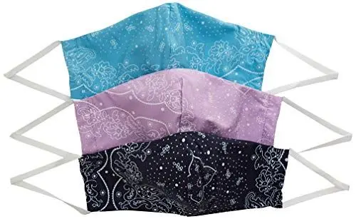 Produktbild: Wiederverwendbares Bandana Face Covering Blue/Purple/Topaz - S