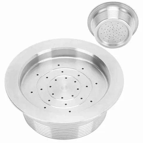 Produktbild: Kaffeekapsel-Löffel-Bürsten-Set Als Ersatz für die Wiederverwendbare Mio-Kaffeemaschine aus Edelstahl