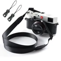 Produktbild: Eorefo Kameragurt Vintage Kamera Schultergurt HalsTragegurt für DSLR Kamera.(Schwarz)