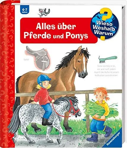Produktbild: Wieso? Weshalb? Warum?, Band 21 - Alles über Pferde und Ponys (Sachbuch ab 4 Jahre - mit Klappen) (Kernreihe, 21)