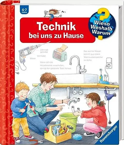Produktbild: Wieso? Weshalb? Warum?, Band 24 - Technik bei uns zu Hause (Sachbuch ab 4 Jahre - mit Klappen)