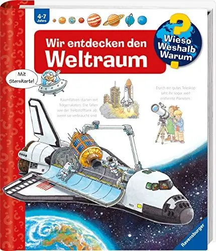 Produktbild: Wieso? Weshalb? Warum?, Band 32 - Wir entdecken den Weltraum (Sachbuch ab 4 Jahre - mit Klappen)