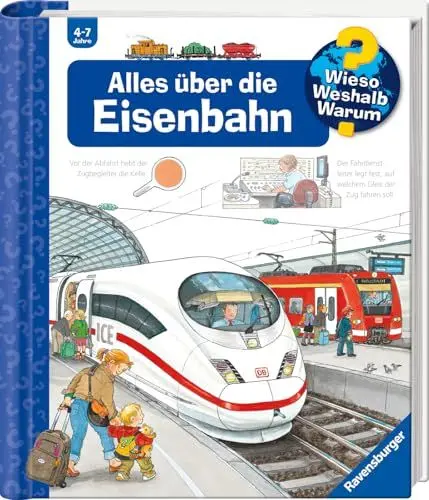 Produktbild: Wieso? Weshalb? Warum?, Band 8 - Alles über die Eisenbahn (Sachbuch ab 4 Jahre - mit Klappen) (Kernreihe, 8)
