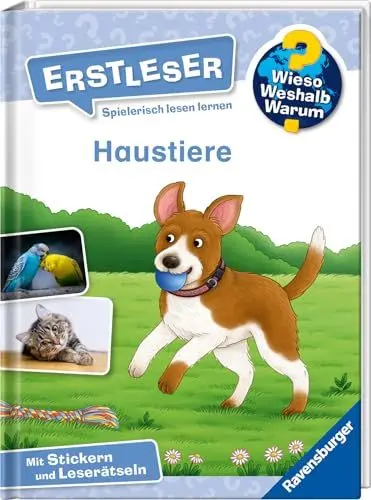 Produktbild: Wieso? Weshalb? Warum? Erstleser, Band 12 - Haustiere (2. Klasse, Erstlesebuch ab 7 Jahren - mit Stickern und Leserätseln) (Erstleser, 12)