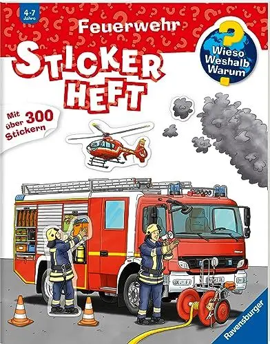 Produktbild: Wieso? Weshalb? Warum? Stickerheft - Feuerwehr