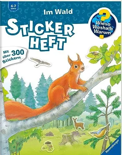 Produktbild: Wieso? Weshalb? Warum? Stickerheft - Im Wald