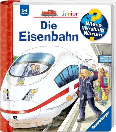 Produktbild: Wieso? Weshalb? Warum? junior, Band 9 - Die Eisenbahn (Sachbuch ab 2 Jahre - mit Klappen) (junior, 9)