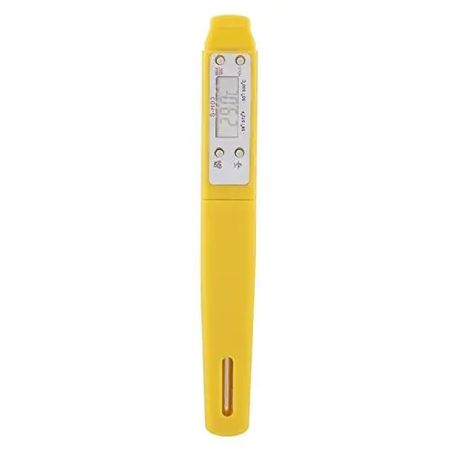Produktbild: Wifehelper Fleischthermometer, Sofort Ablesbares Digitales Lebensmittelthermometer, Wasserdicht, Küche, Kochen, Grillen, Fleischsonde Zum Grillen und Räuchern (Gelb)