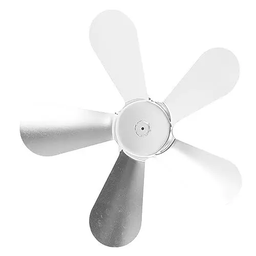 Produktbild: Wifehelper Ofenventilatorflügel, Ofenventilatorflügel, Zubehör aus Aluminiumlegierung, Flügel aus Aluminiumlegierungsmaterial, für Gartenkamin (Silver)