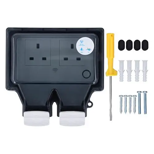 Produktbild: Wifi-Smart-Steckdose, UK-Stecker, Steckdose für Britischen Stil, IP66, Regenfest, für 250-V-Hardware (SNW-2S)