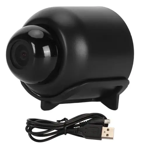 Produktbild: Drahtlose WiFi-Kamera, 1080P HD Nachtsicht 160 Grad Weitwinkel-Überwachungskamera für Home Shop Warehouse