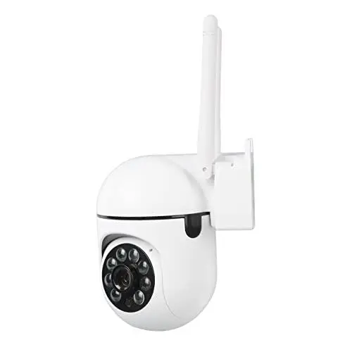Produktbild: WiFi-Überwachungskamera, 1080P Wireless Outdoor Home Monitoring Camera, 2-Wege-Audio, Farb-Nachtsicht, Bewegungserkennung, Drehbare Überwachungskamera für das Büro