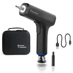 Produktbild: Wiha TCA10182 zai Hause 4V Akkuschrauber Set klein mit 4 Bits und USB C Ladekabel, Mini Akku-Schraubendreher magnetischer Bithalter Linkslauf, Drehmomentanzeige und LED-Licht I Bohrschrauber, Schwarz